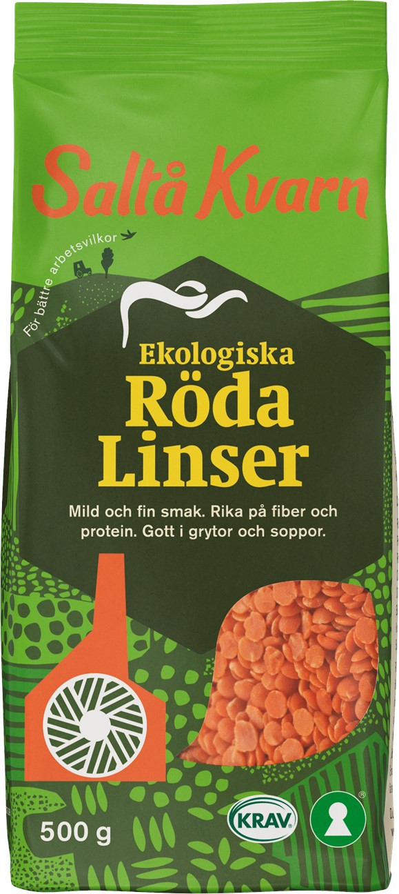 Röda Linser KRAV SALTÅ KVARN Dabas