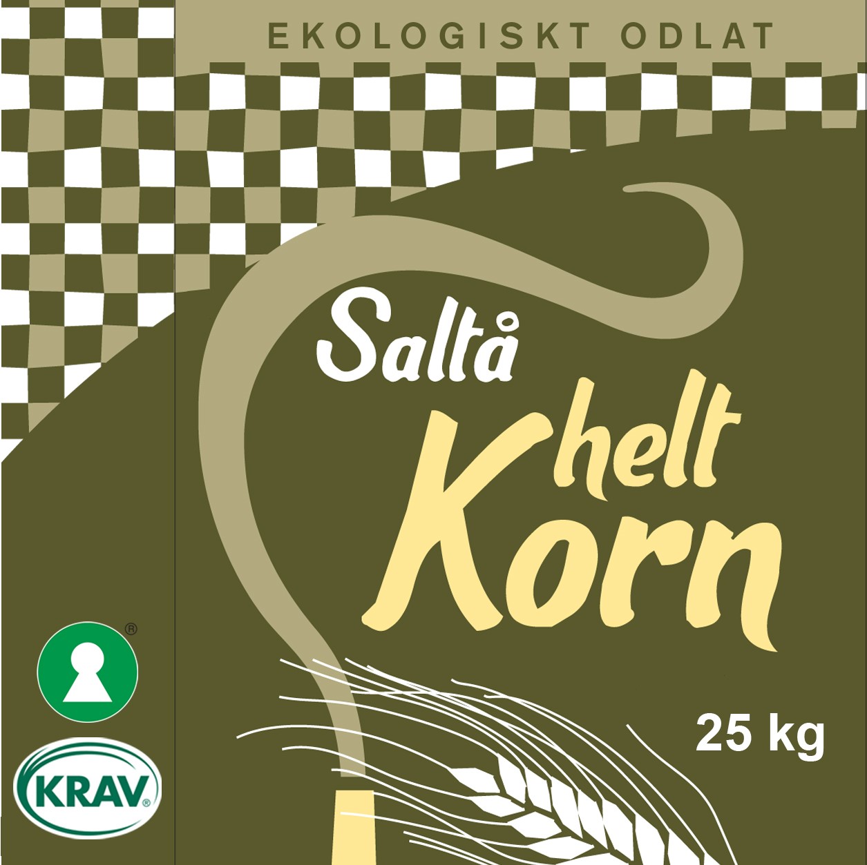 Korn helt KRAV SALTÅ KVARN Dabas