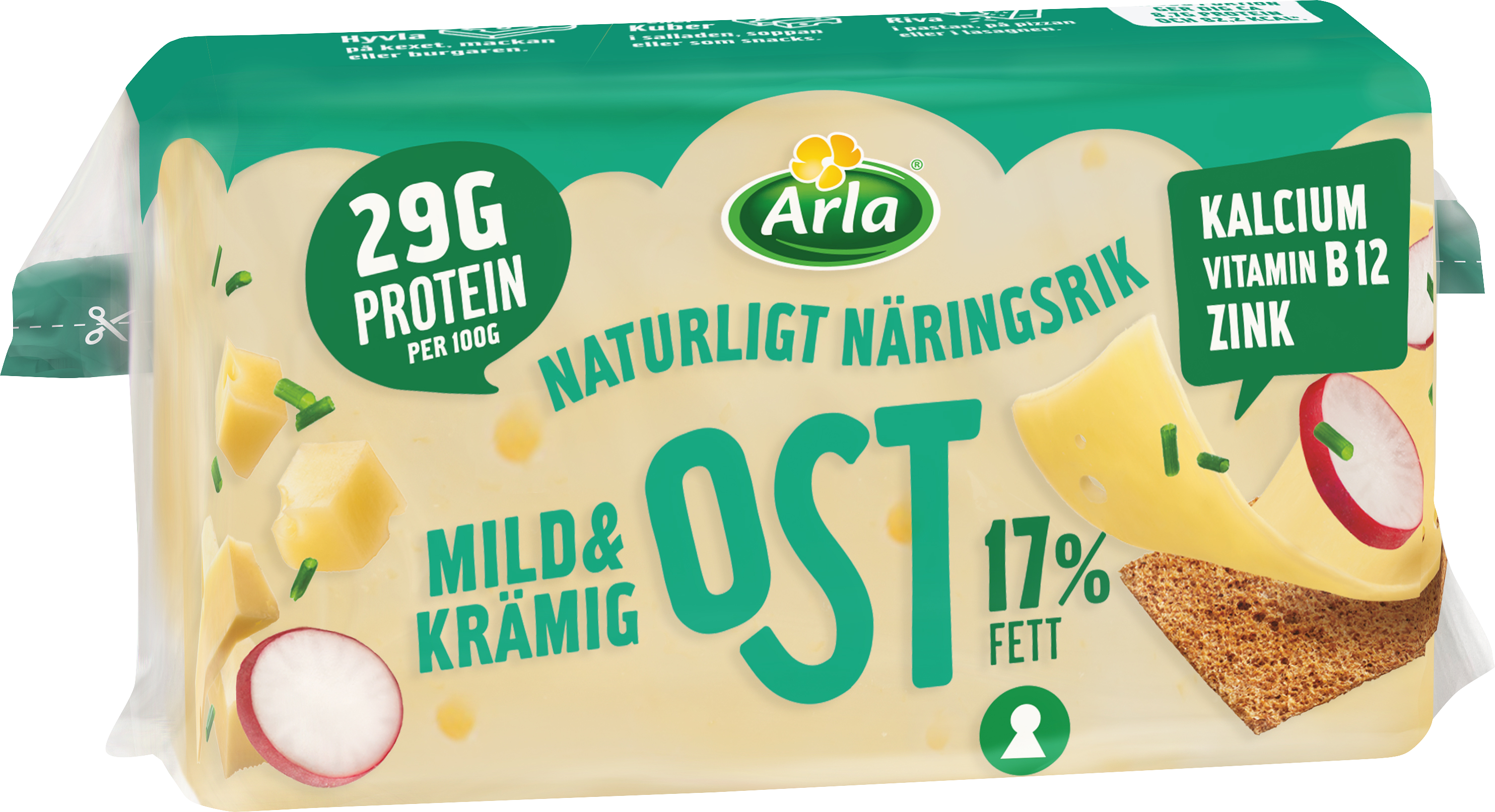 Mild/Krämig ost 17%