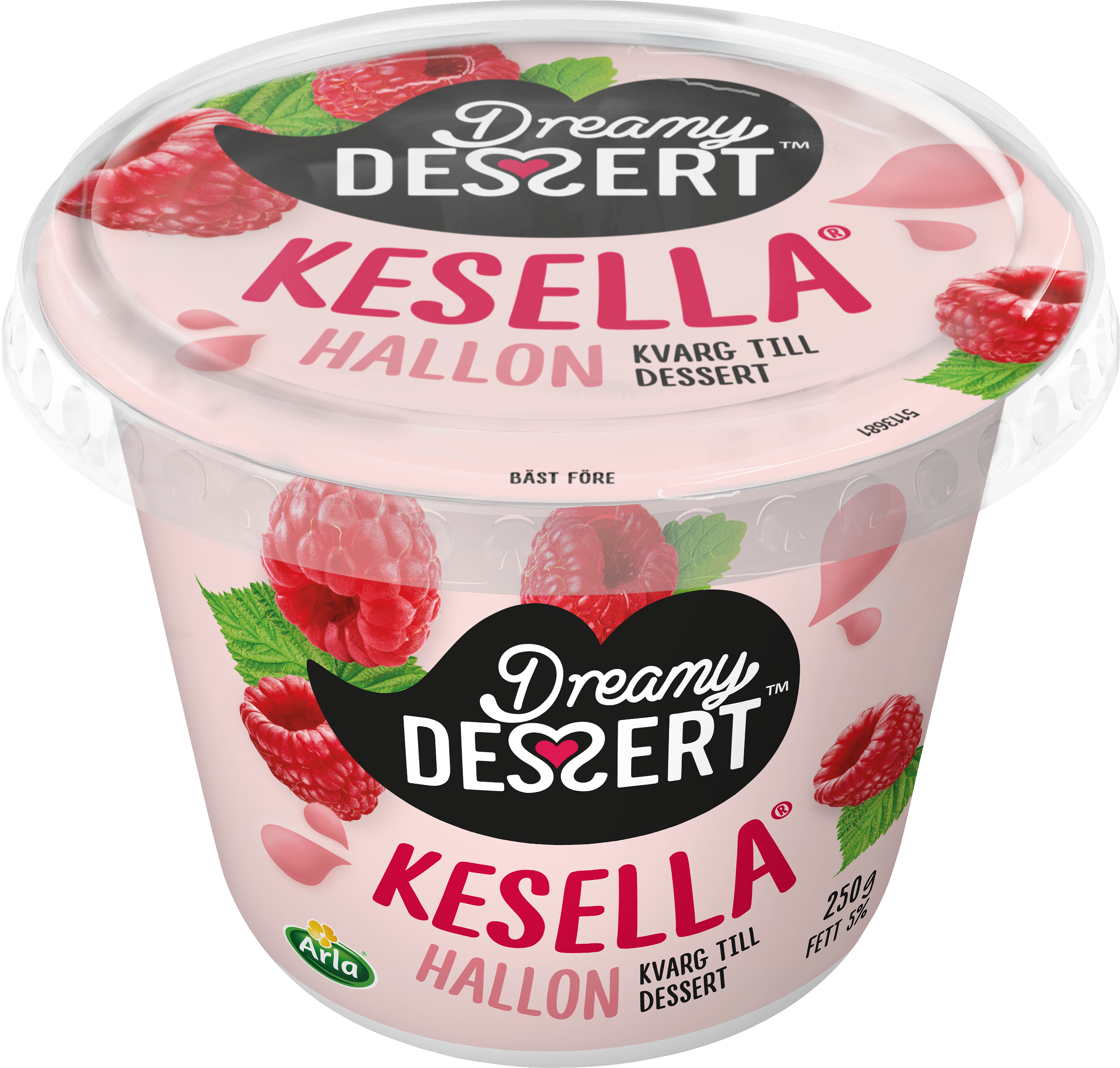 Kesella® dessertkvarg hallon 5%