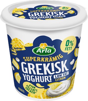 Grekisk yoghurt citron 0.2%