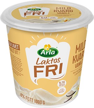 Laktosfri mild kvarg vanilj