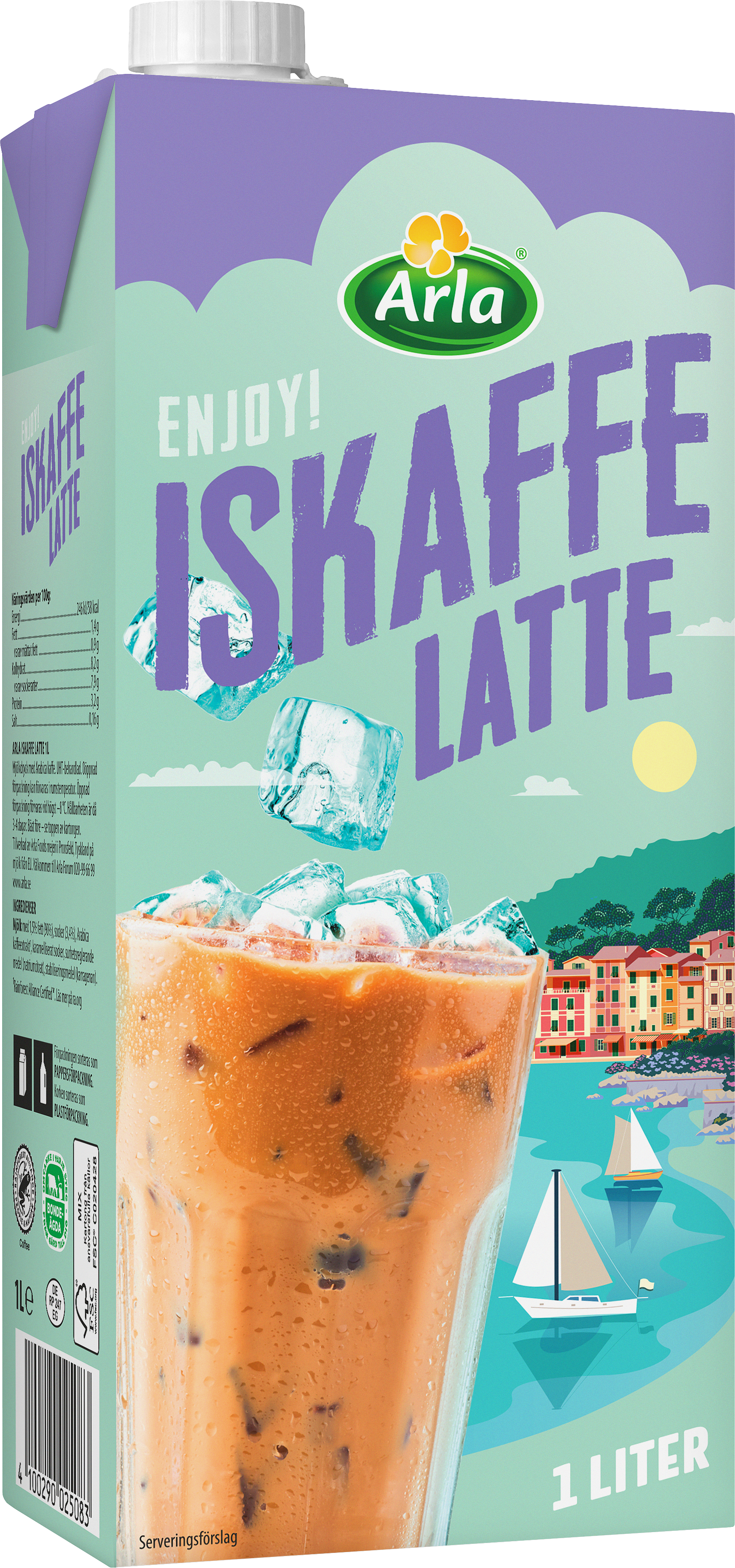 Iskaffe Latte