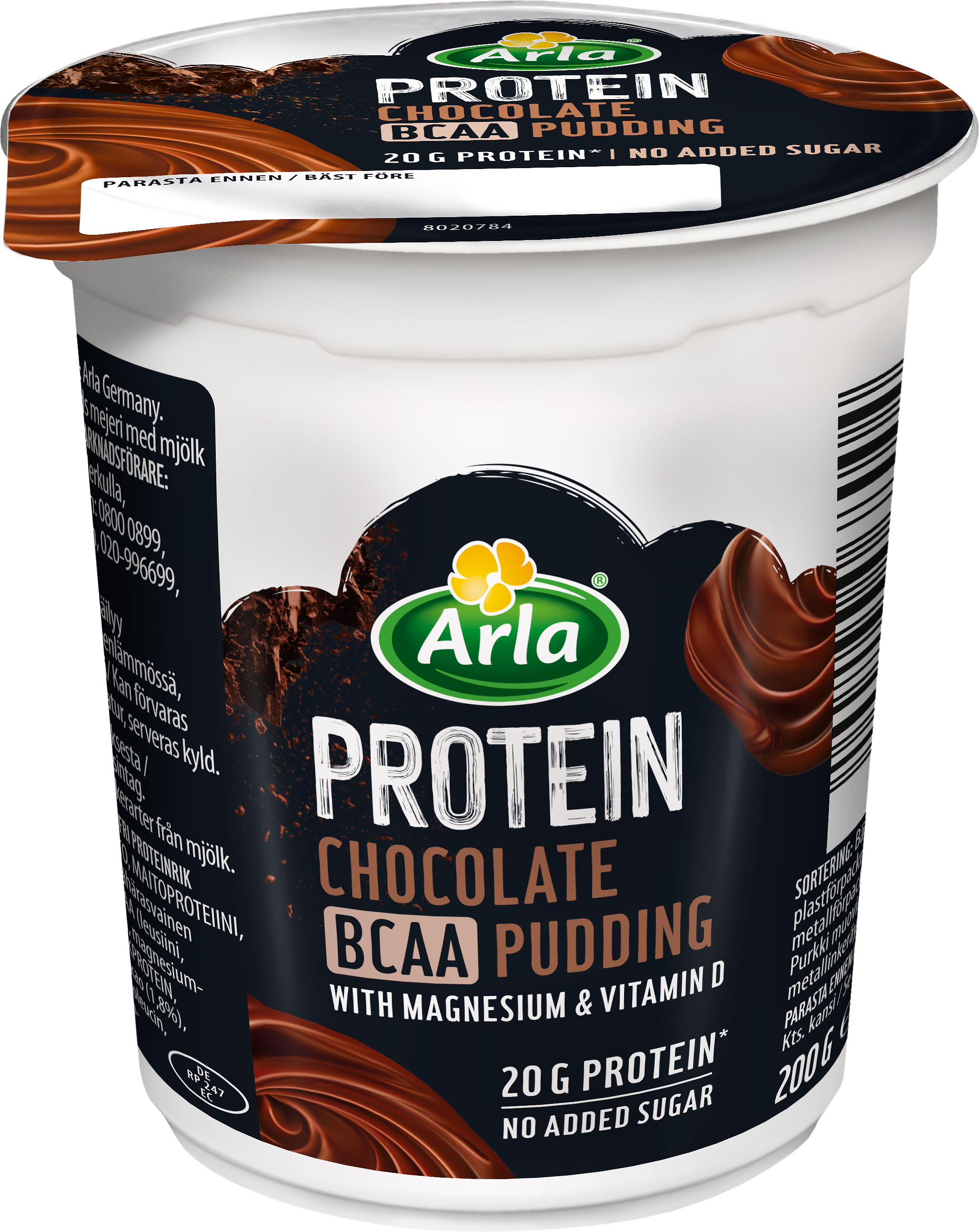 Protein chocolate pudding