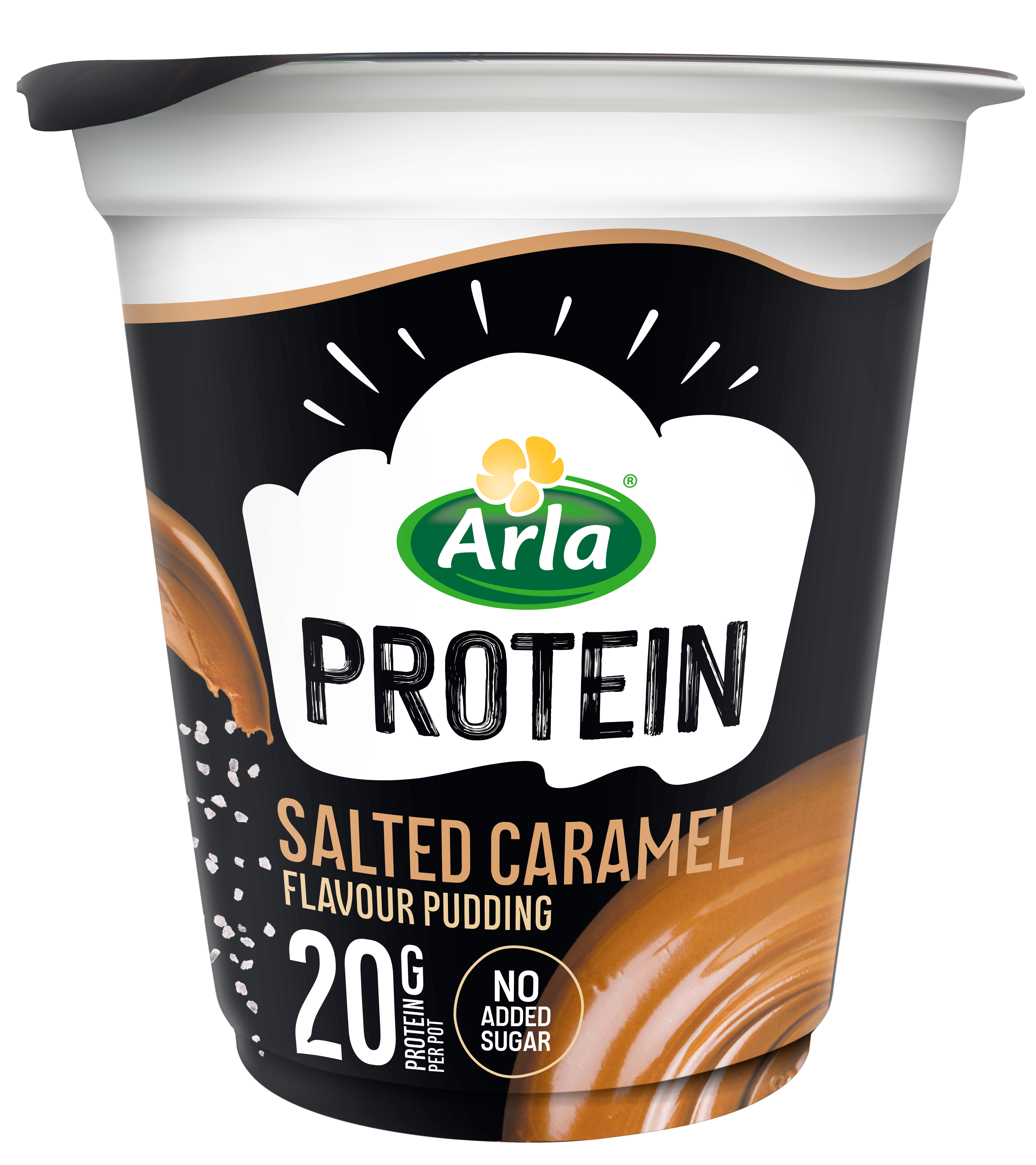 Protein salted caramel pudding