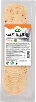 Havarti Jalapeno skivad ost 34%