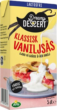 Laktosfri klassisk vaniljsås