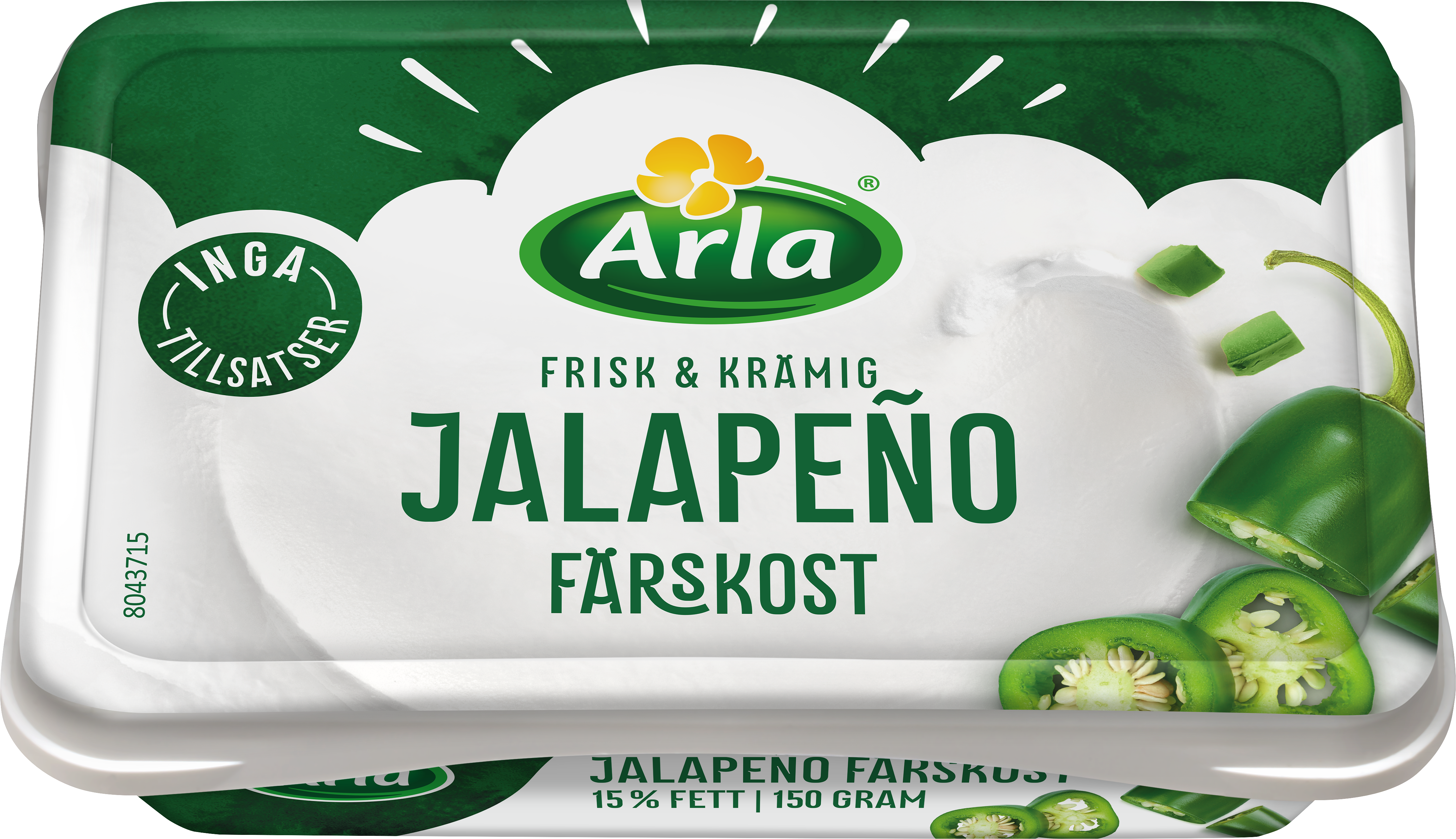 Färskost Jalapeño