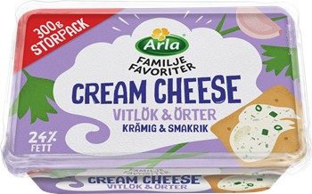 Familjefav Cream cheese Vitlök/Ört