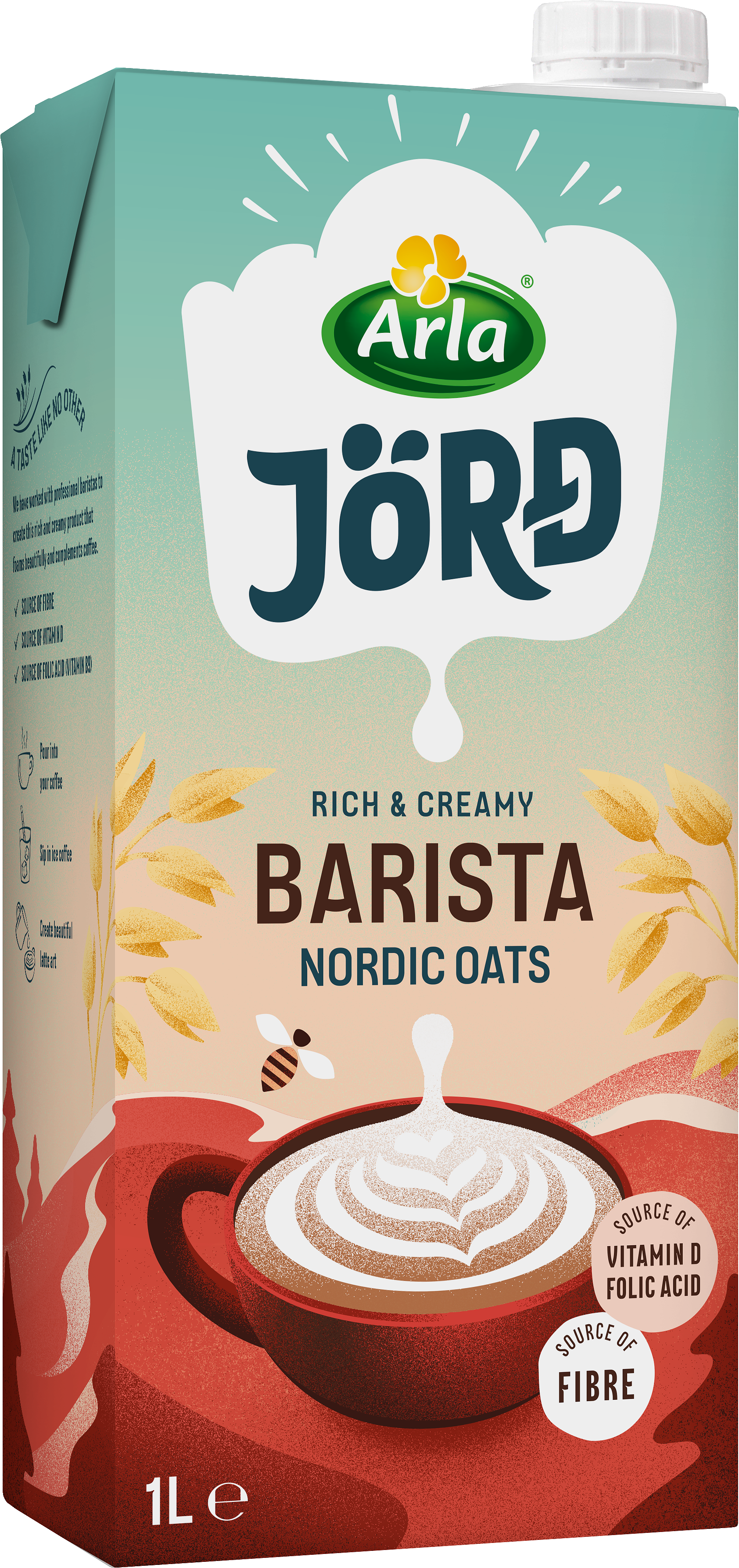 Havre barista m lång hållbarhet 3%