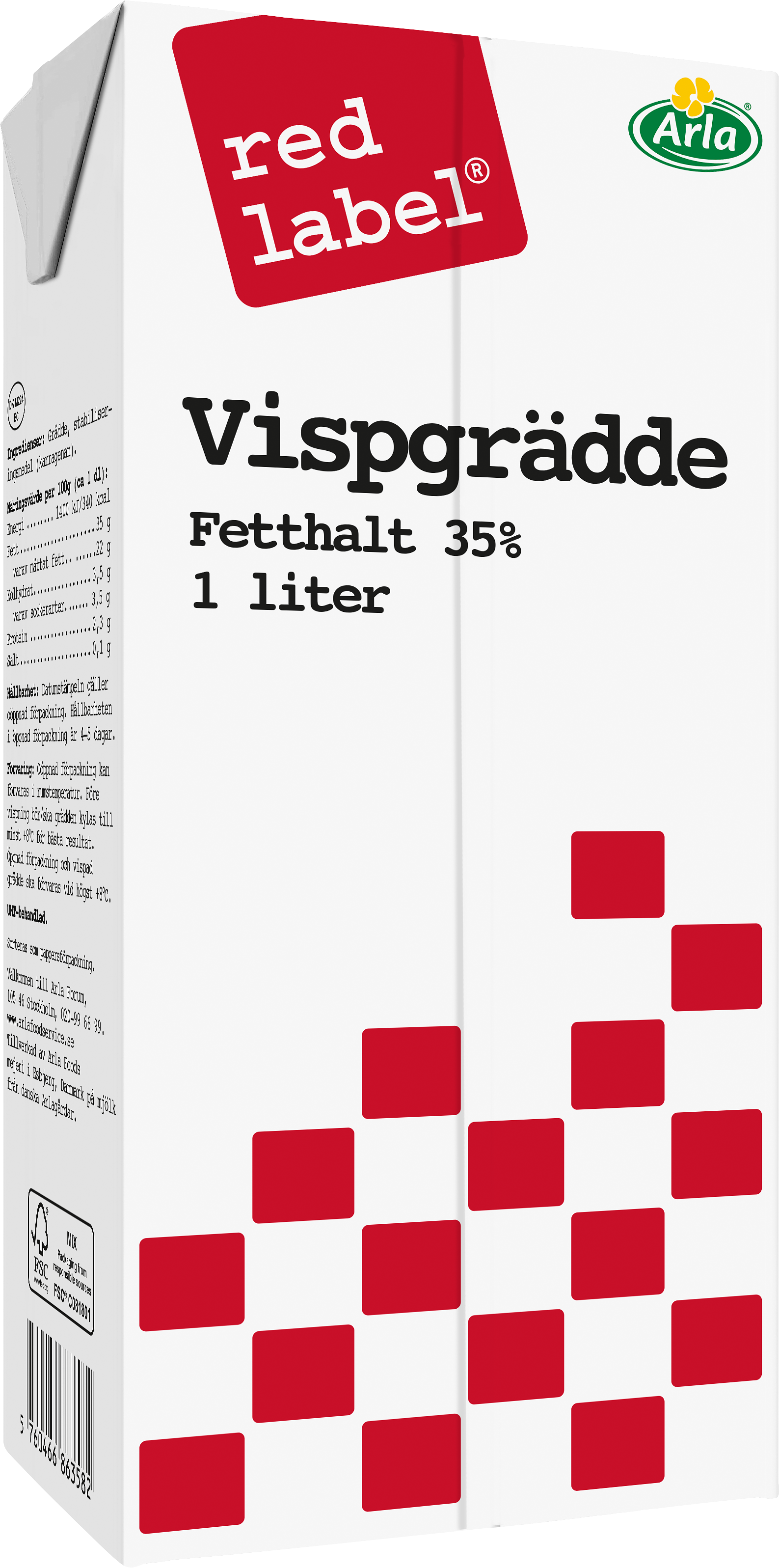 Vispgrädde 35%