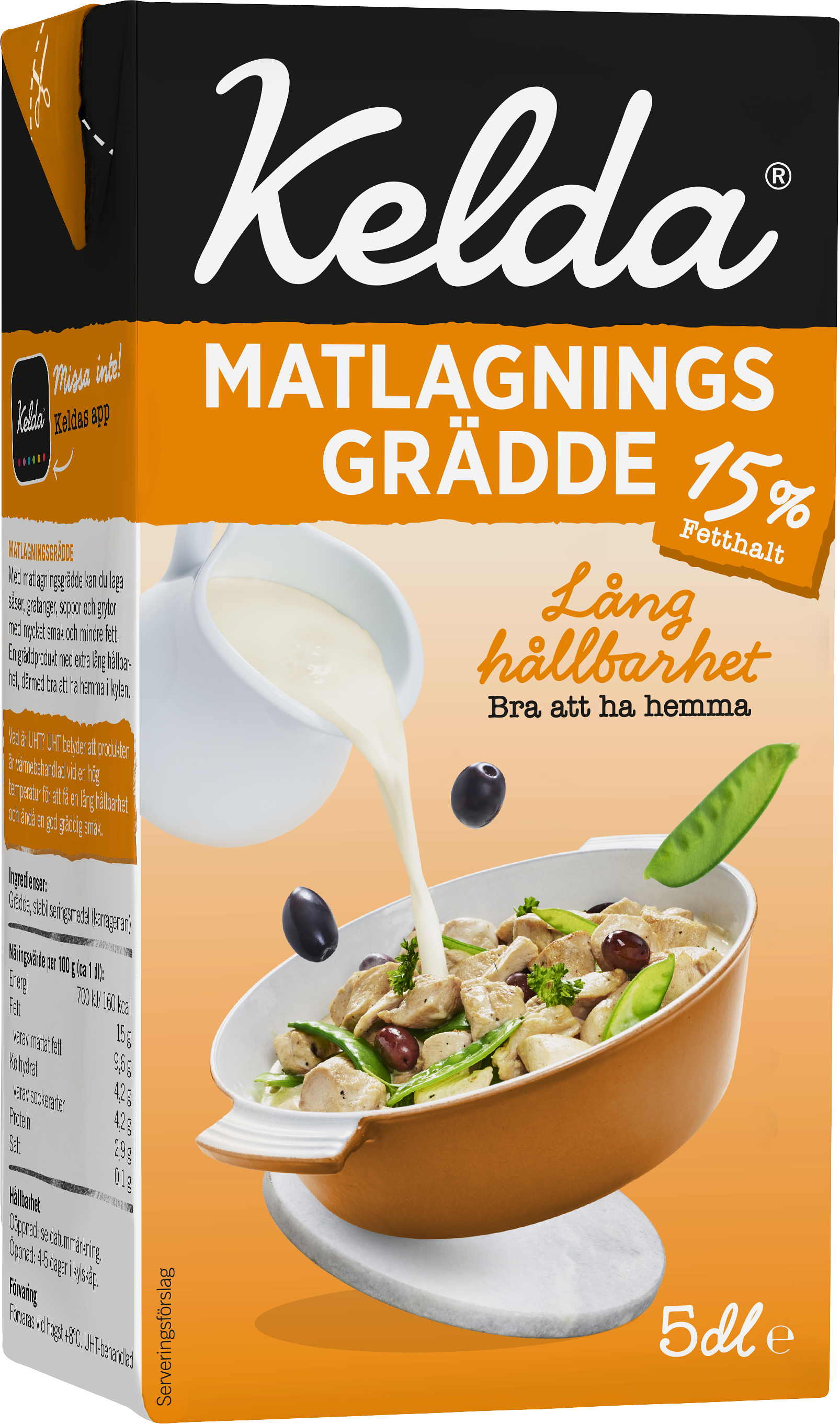 Matlagningsgrädde 15%