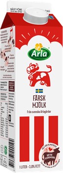 Färsk standardmjölk 3.0%