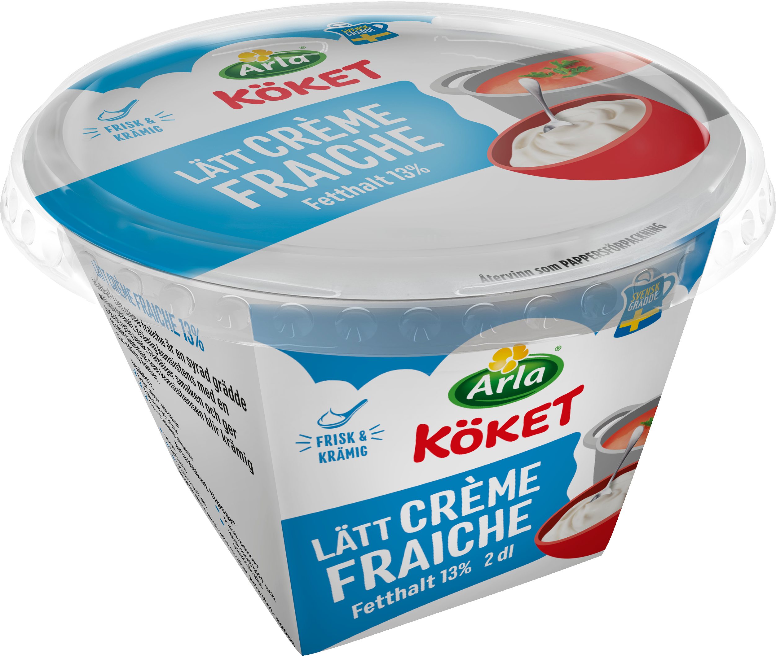 Lätt crème fraiche 13%