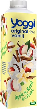 Org yoghurt äpple / vanilj / kanel