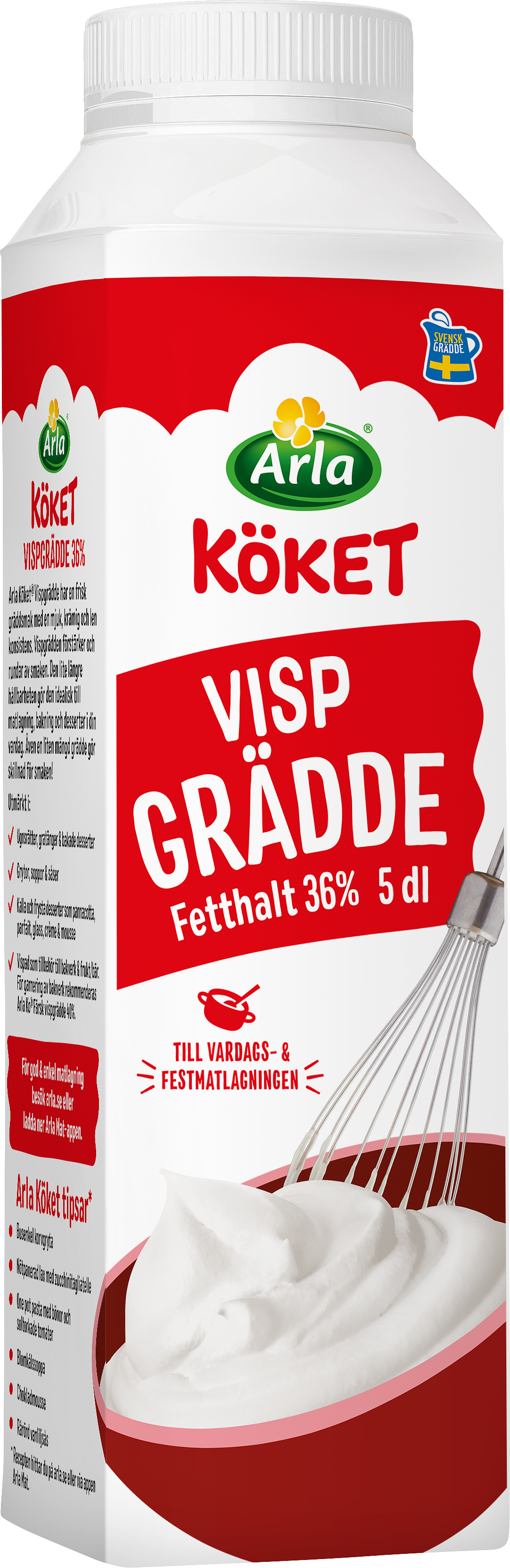 Vispgrädde 36%