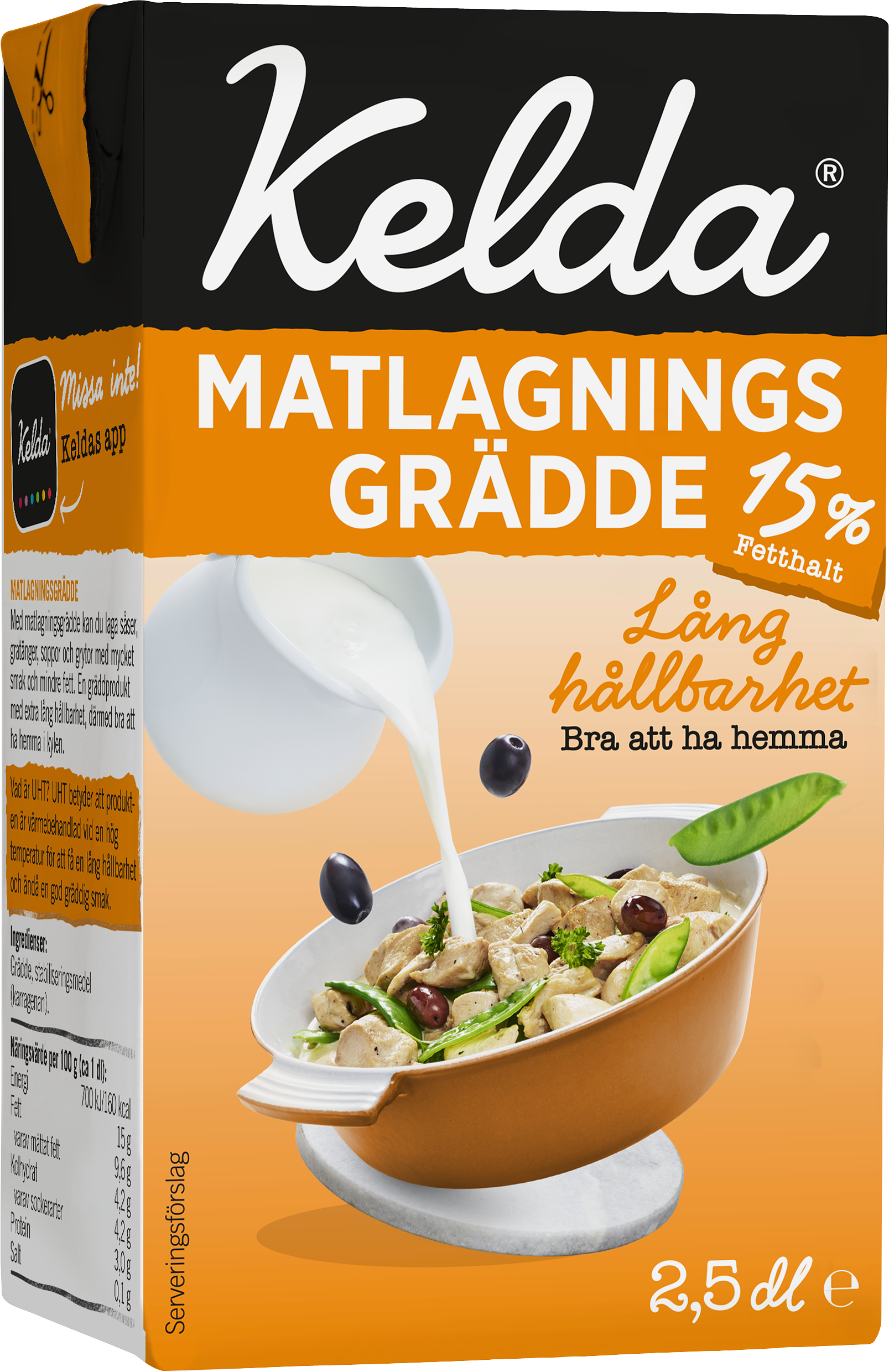 Matlagningsgrädde 15%