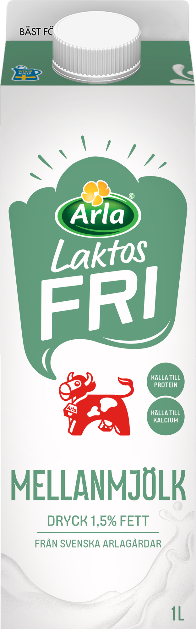 Laktosfri mellanmjölkdryck 1.5%