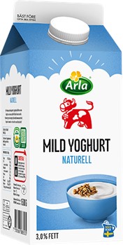 Mild yoghurt naturell 3%