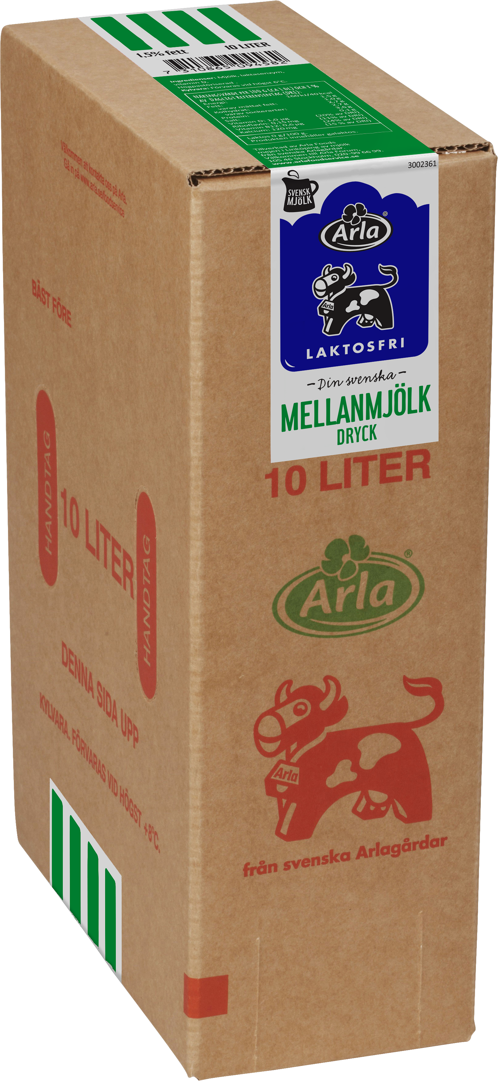 Laktosf mellanmjölkdryck 1.5% BiB