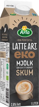 Latte Art® ekologisk mjölk 2.6%