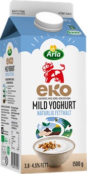 Eko mild yoghurt naturell 3.8-4.5%