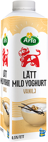 Mild lättyoghurt vanilj 0.5%