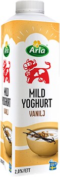 Mild yoghurt vanilj 2%