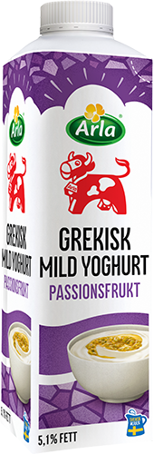 Mild grekisk yoghurt passion 5.1%