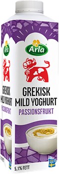 Mild grekisk yoghurt passion 5.1%