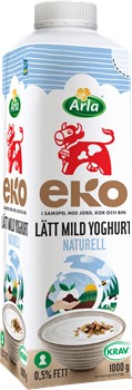 Eko mild yoghurt lätt naturell 0.5%