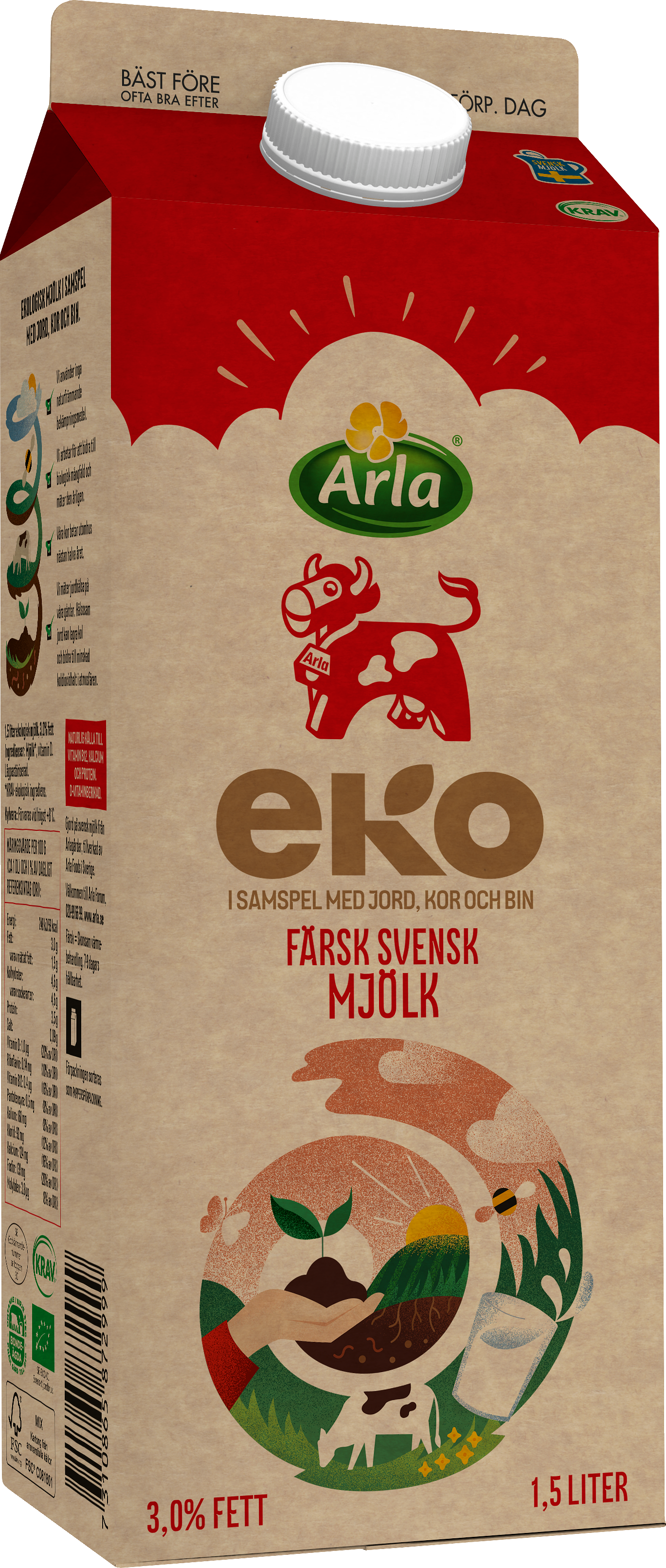 Färsk standardmjölk 3.0%