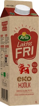 Laktosf eko standardmjölkdryck 3.0%