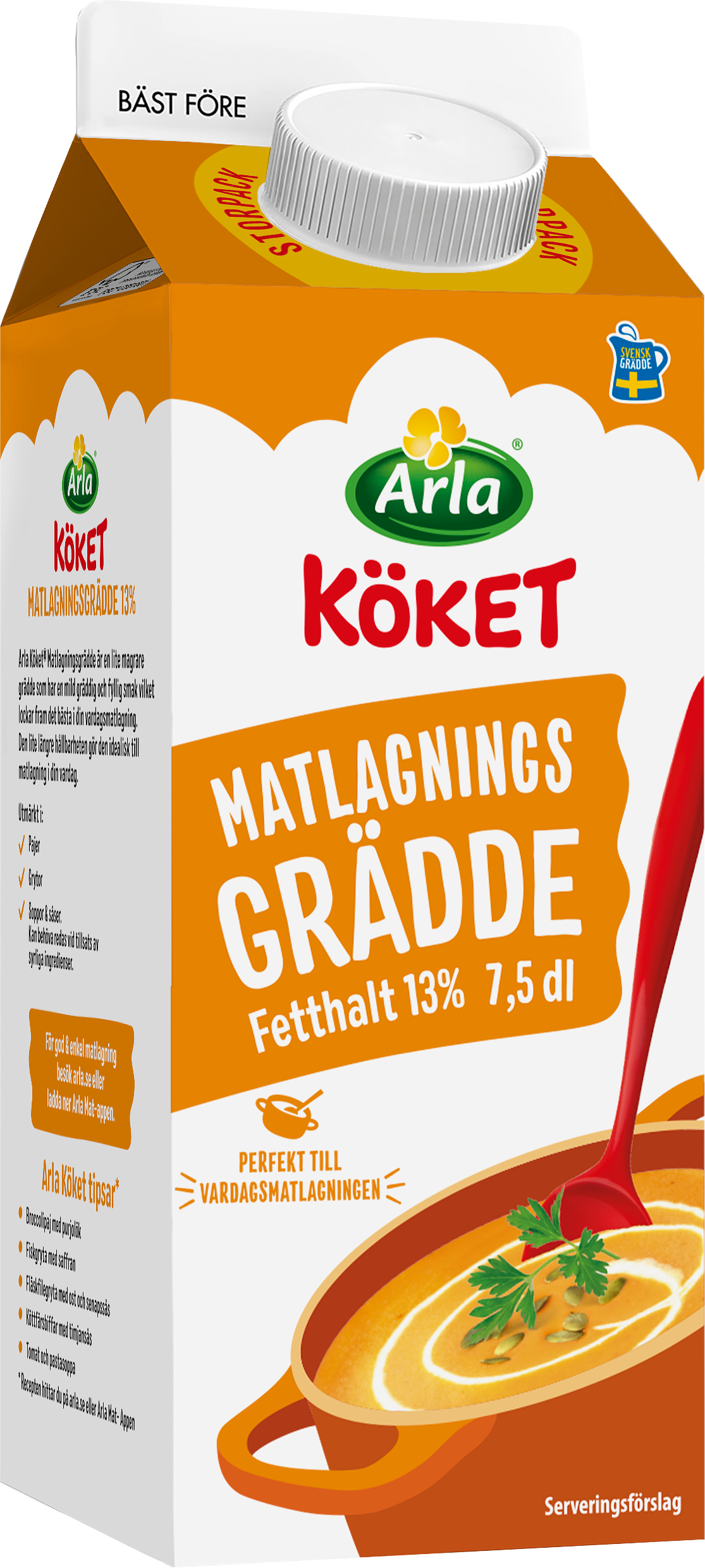 Matlagningsgrädde 13%