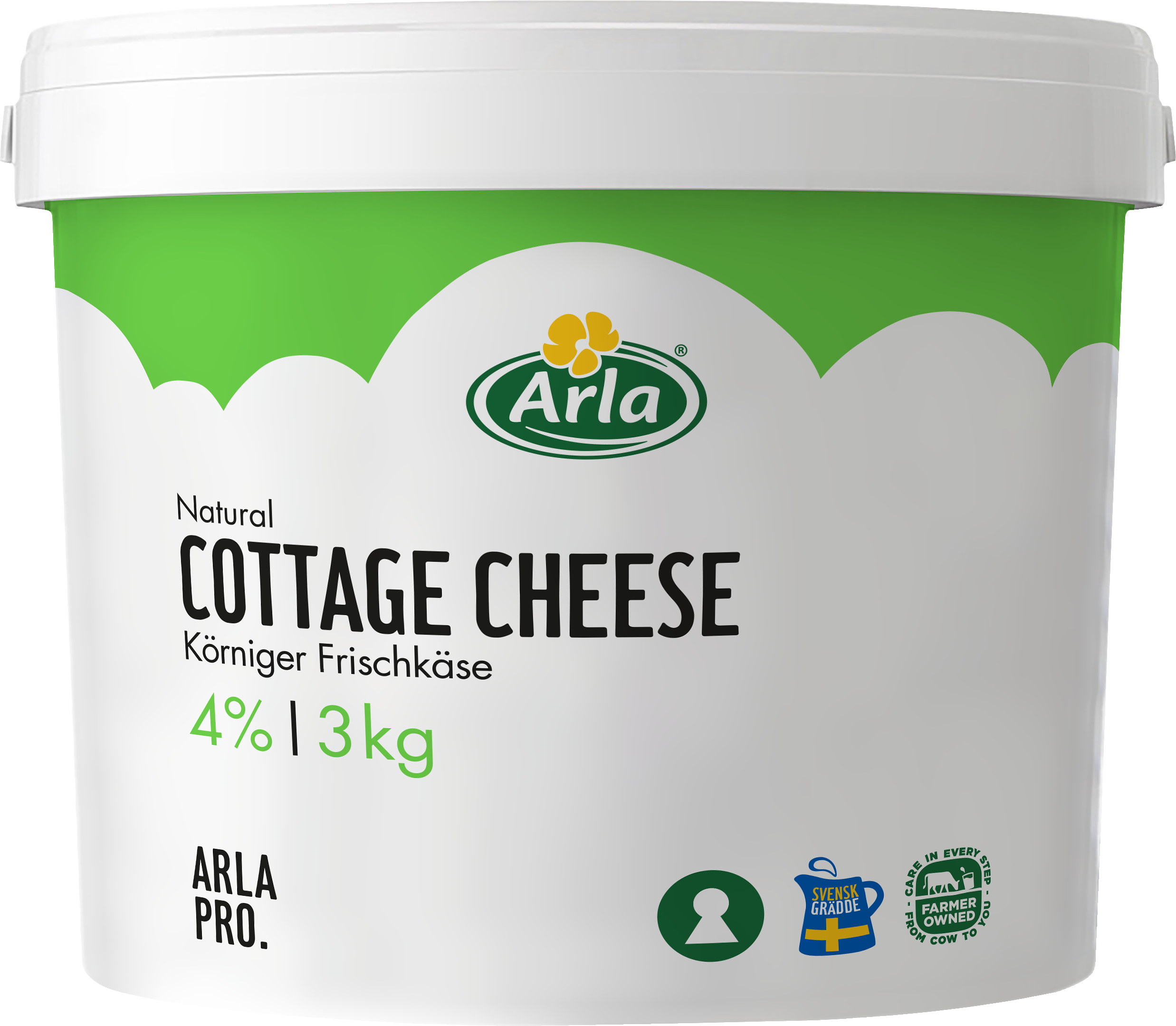 Cottage Cheese Naturell 4% hink