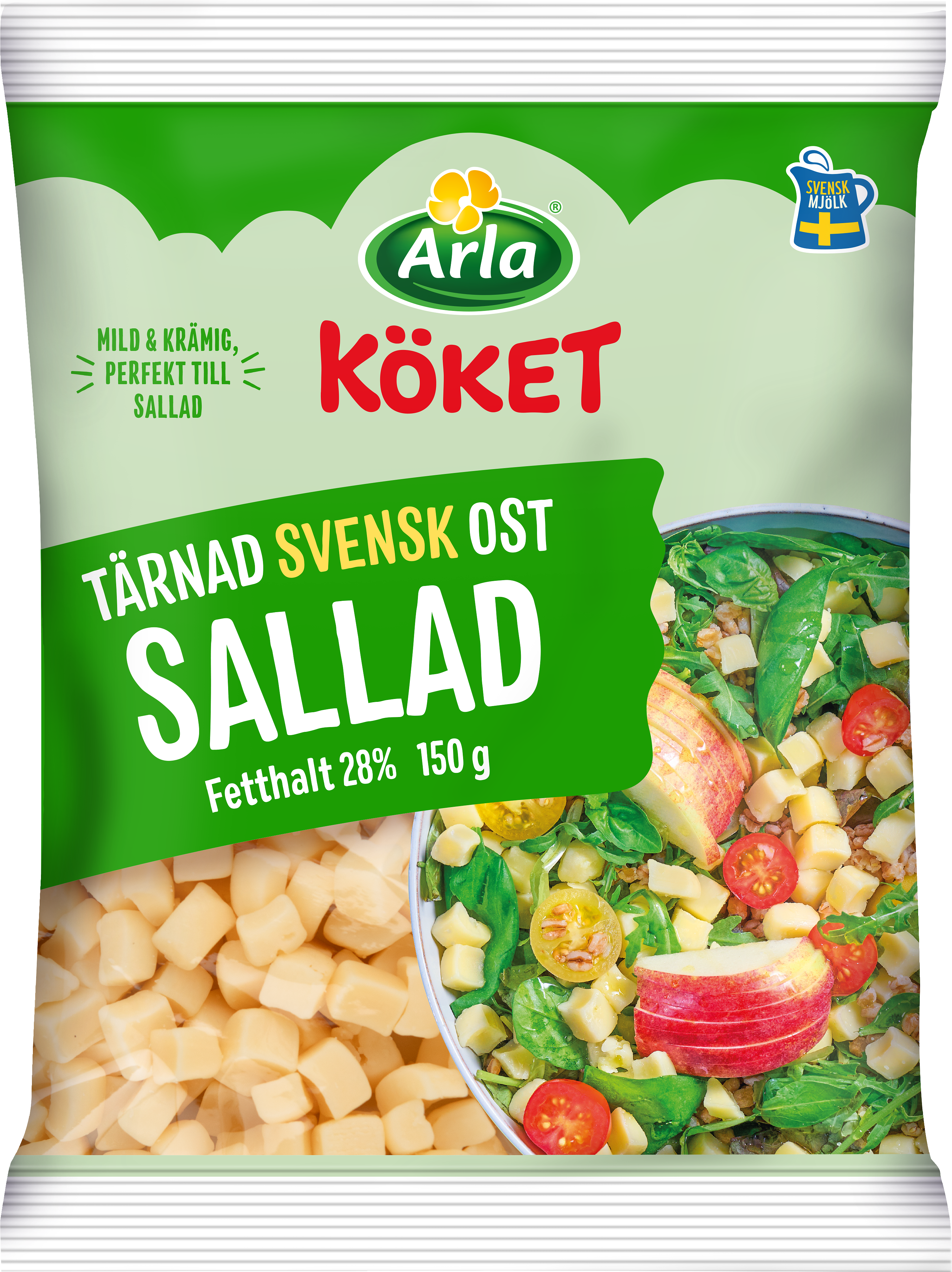 Tärnad ost sallad