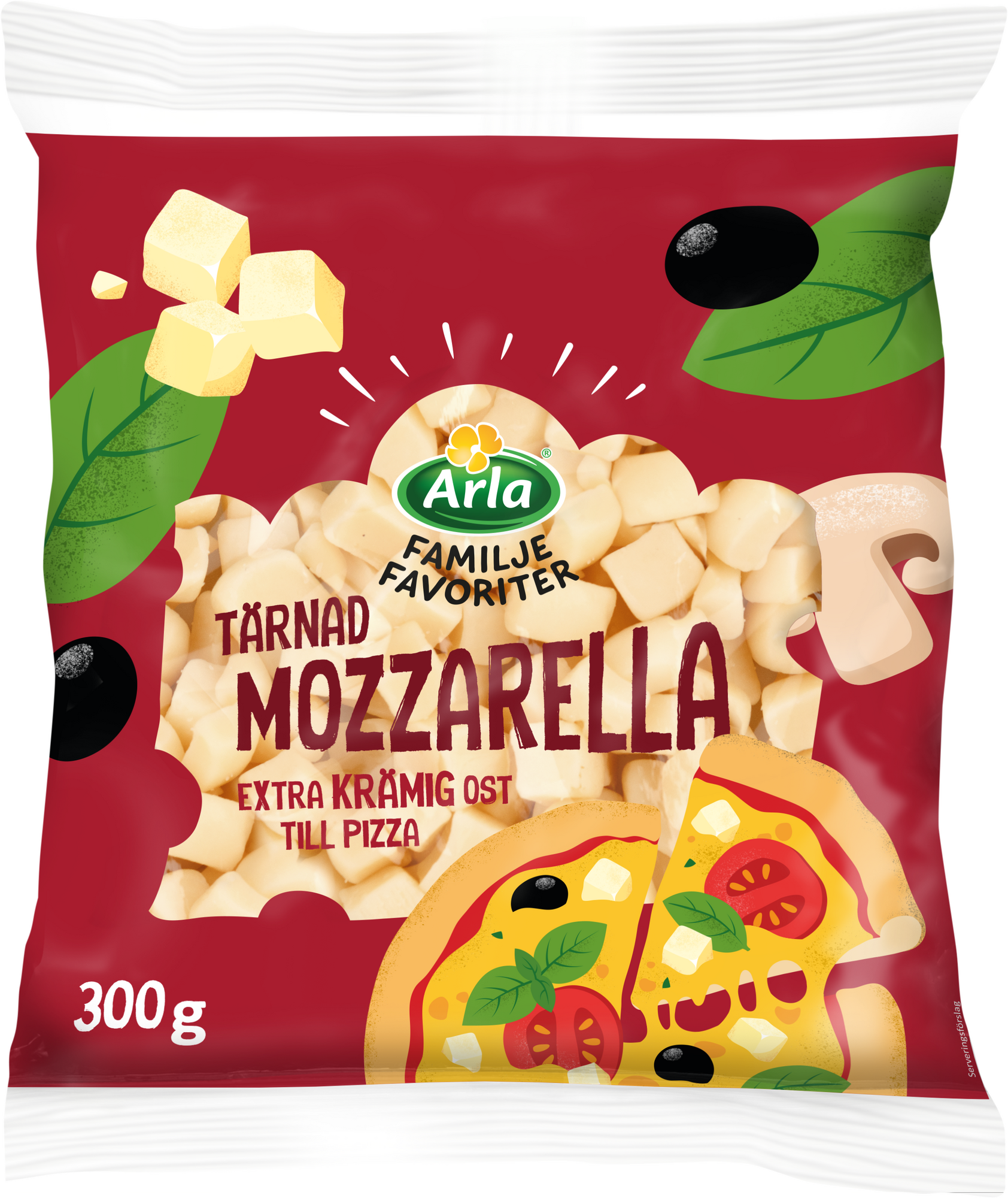 Familjefavoriter Tärnad Mozzarella