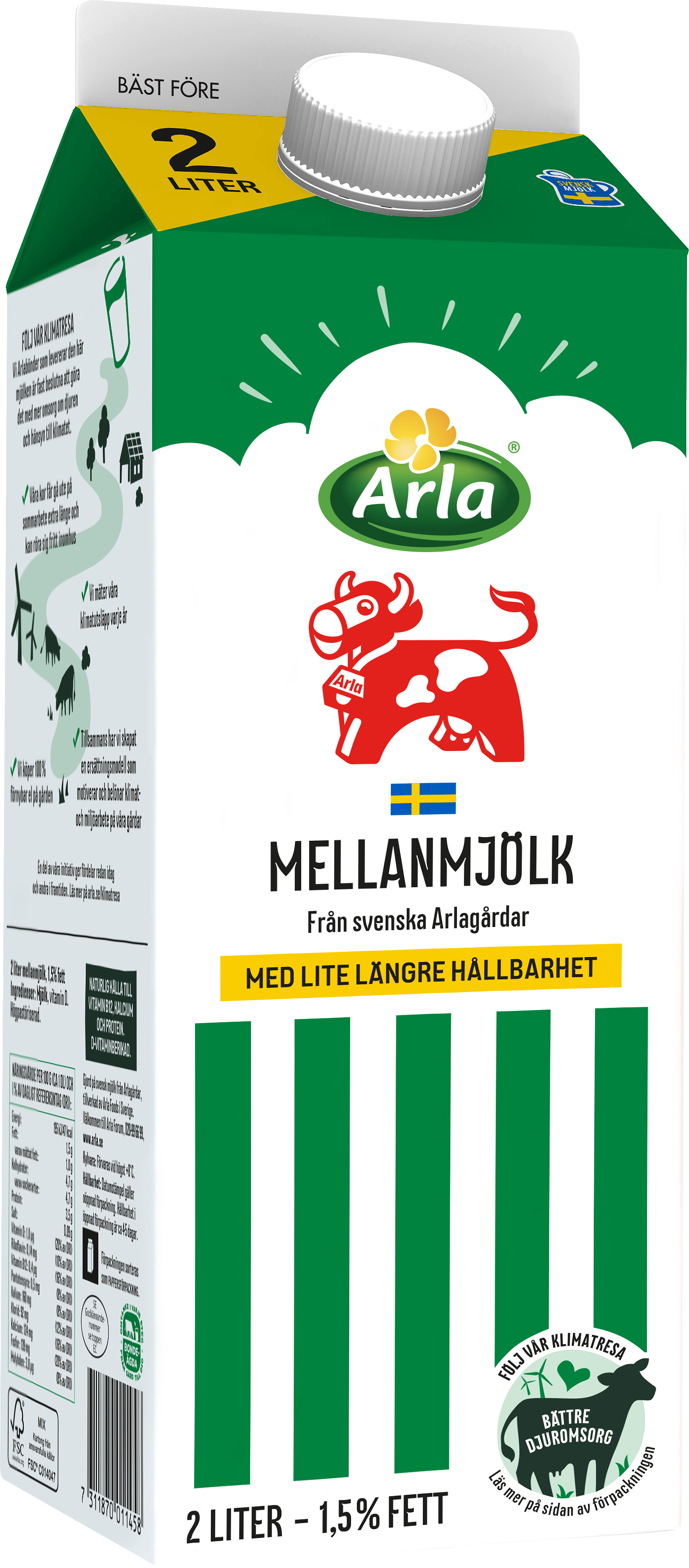 Mellanmjölk 1.5% ESL