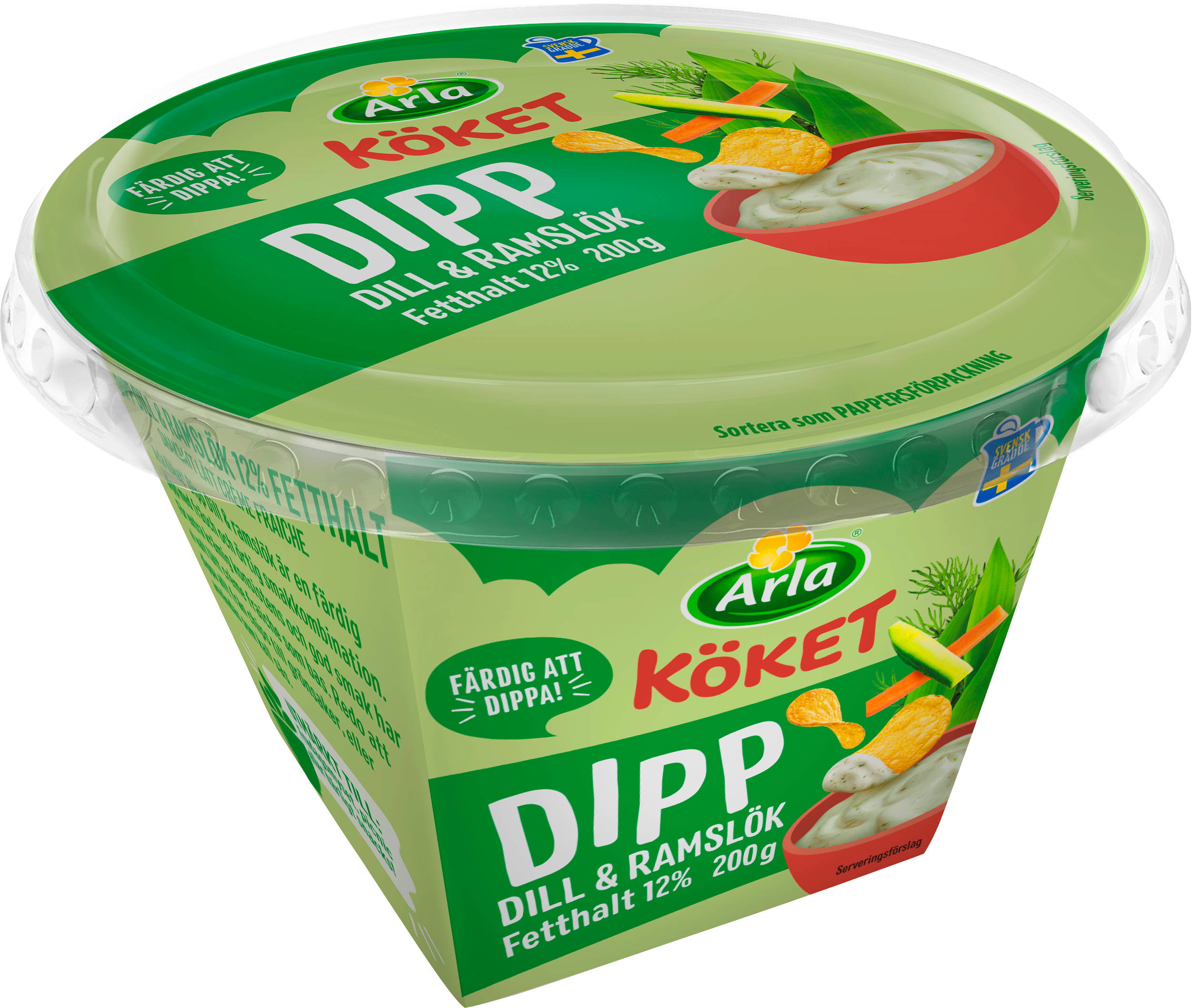 Dipp Dill / ramslök 12%