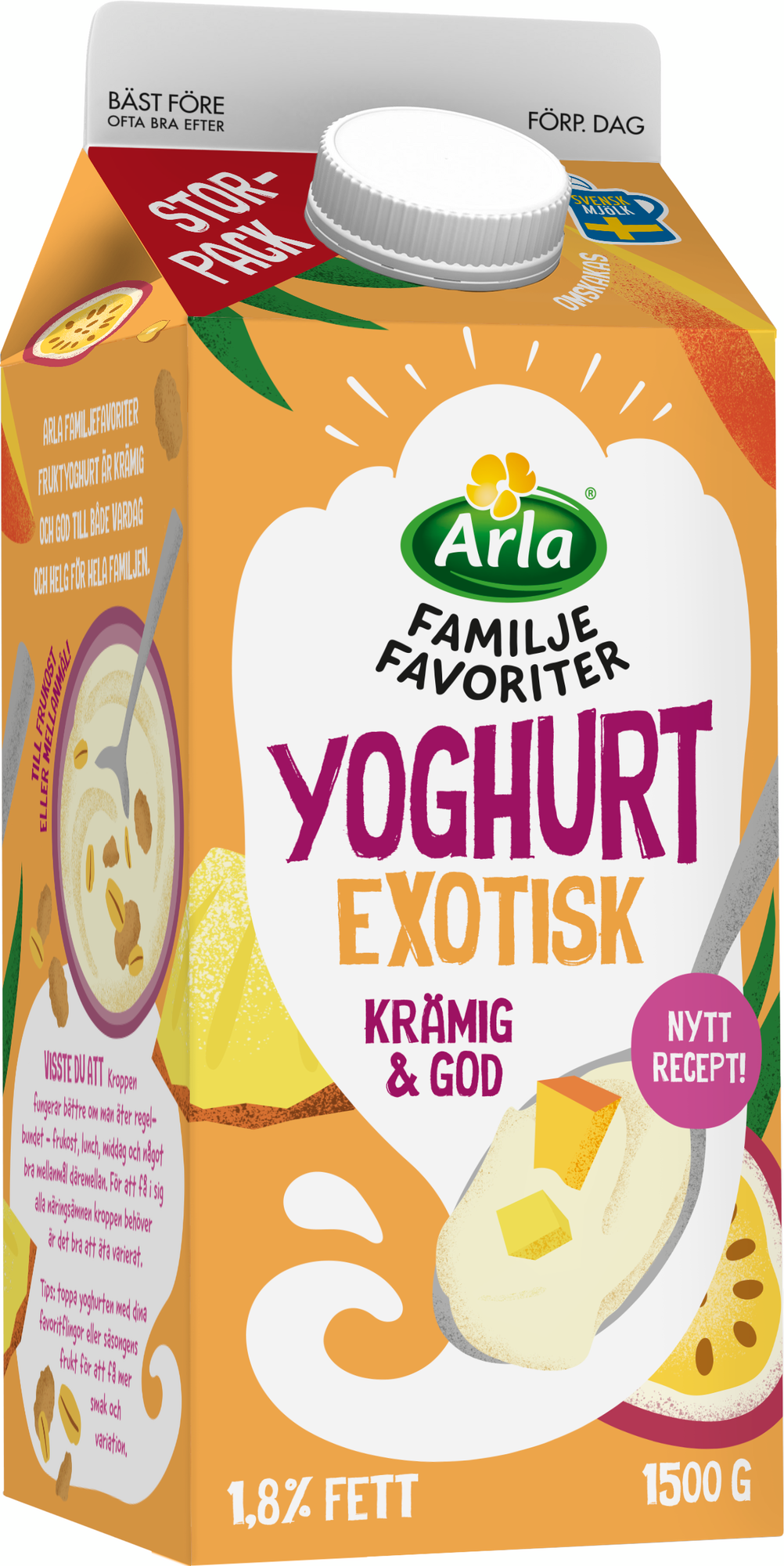 Familjefavoriter yoghurt exotisk