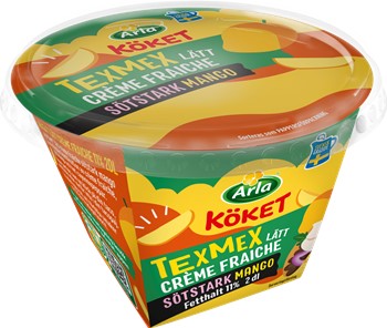 Lätt crème fraiche sötsta mango 11%