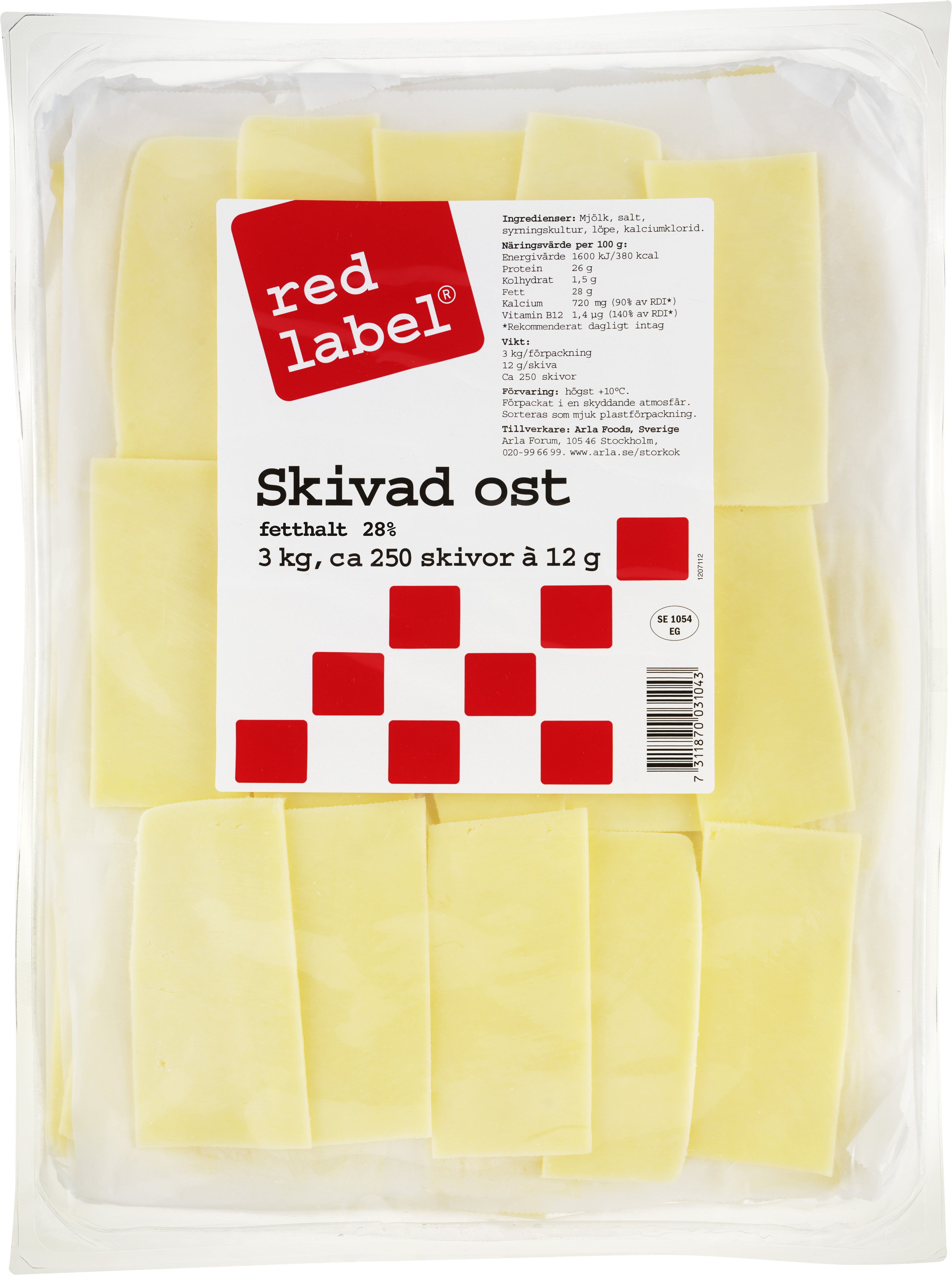 Gouda skivad ost 28%