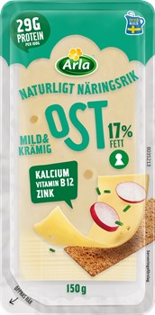 Mild & Krämig 17% skivad ost