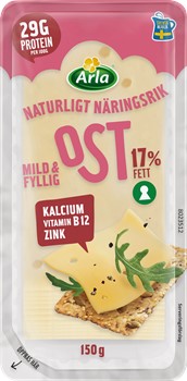 Mild / Fyllig 17% skivad ost