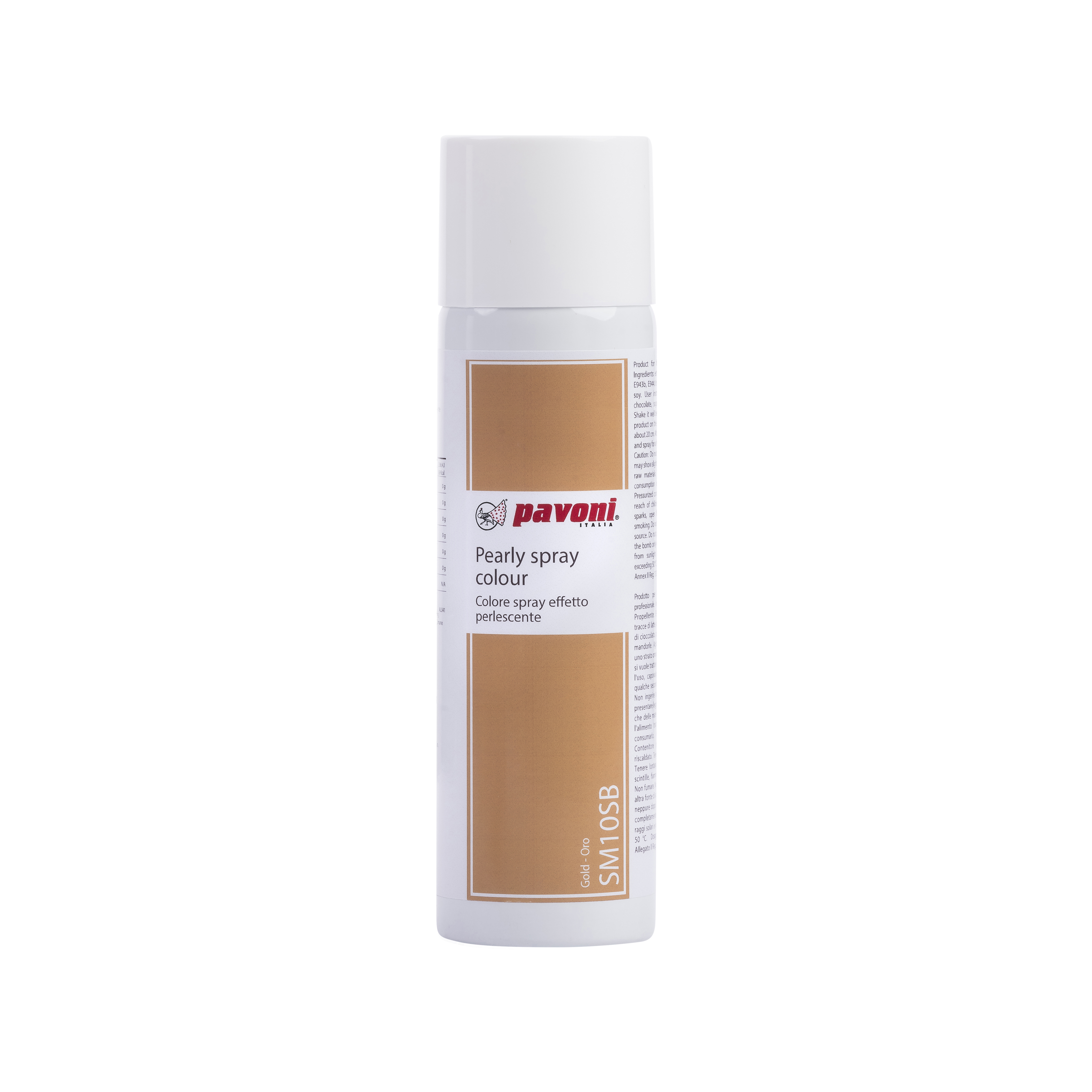 Pavoni, metallicspray, guld