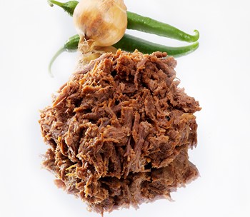 Pulled beef, sous vide