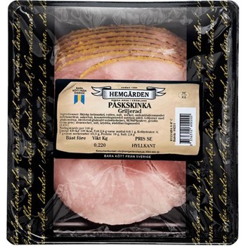 Påskskinka skivad ca 220g