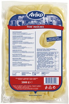Klyftpotatis - Förkokt