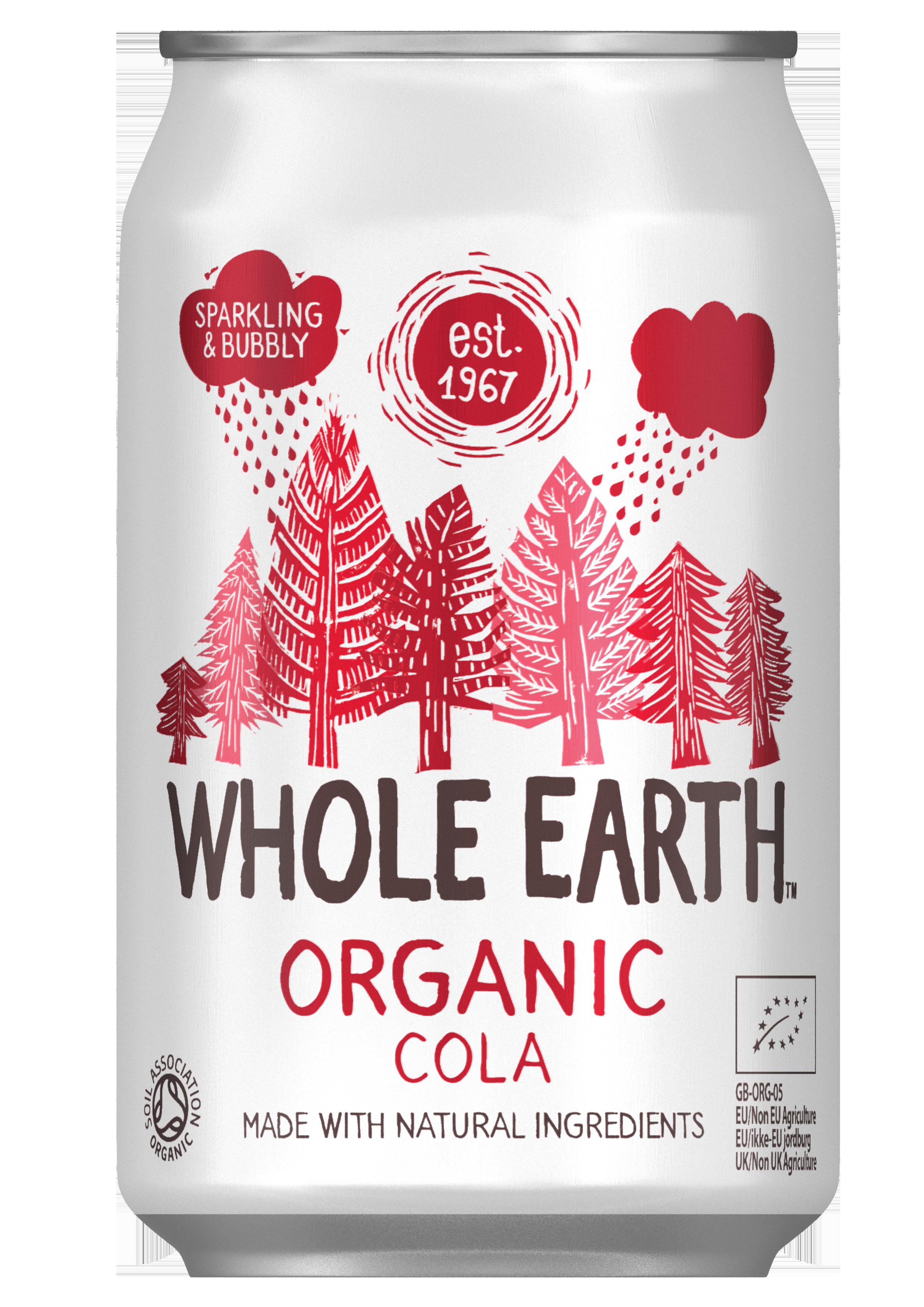 Organic Cola burk