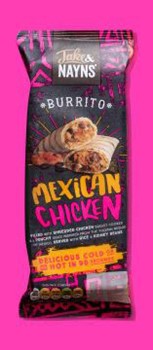 J&N Mexican Chicken Burrito